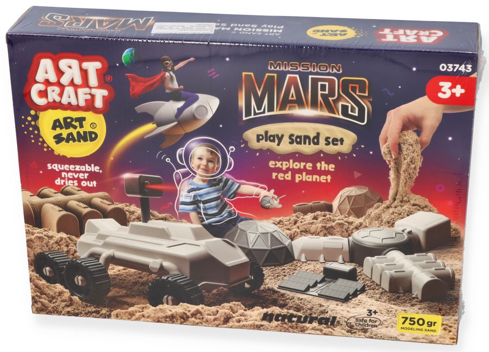 Kinētisko smilšu komplekts - MARS