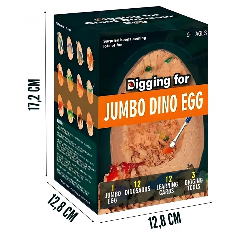 Arheologa komplekts 12 dinozauru izrakšanai
