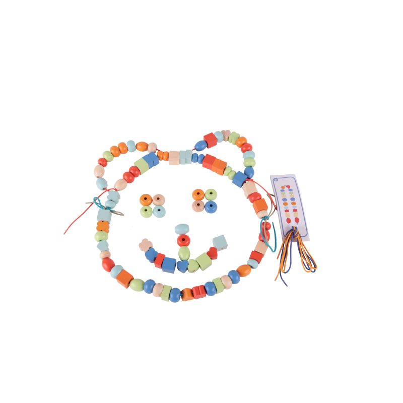 Attīstošā rotaļlieta VĒRŠANAI krelles 96 elementi