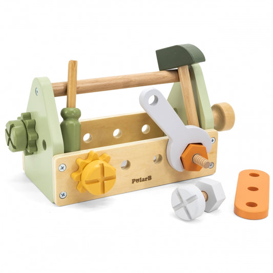 Koka darbarīku komplekts Zaļš