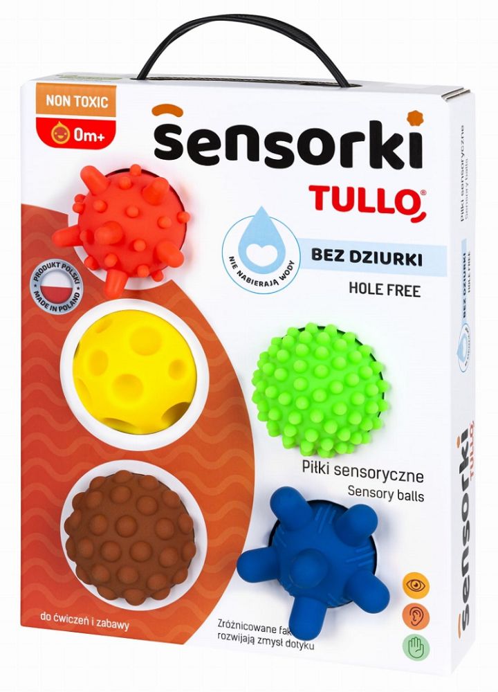 Krāsains sensoro bumbu komplekts mazuļiem (0mēn+) 5 gab