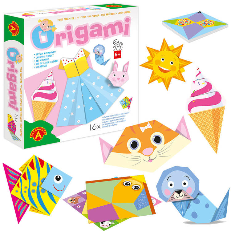 Mans pirmais Origami komplekts 16 figūras