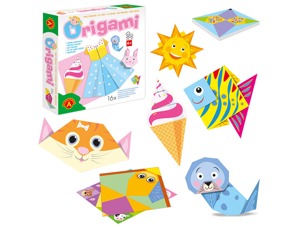 Mans pirmais Origami komplekts 16 figūras