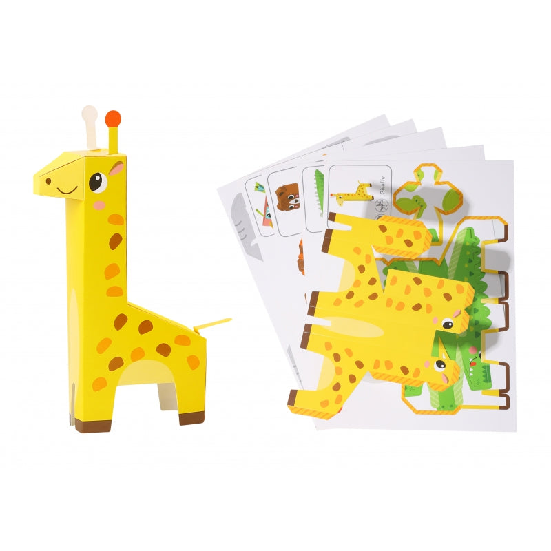 Origami komplekts 3D dzīvnieki 10gab