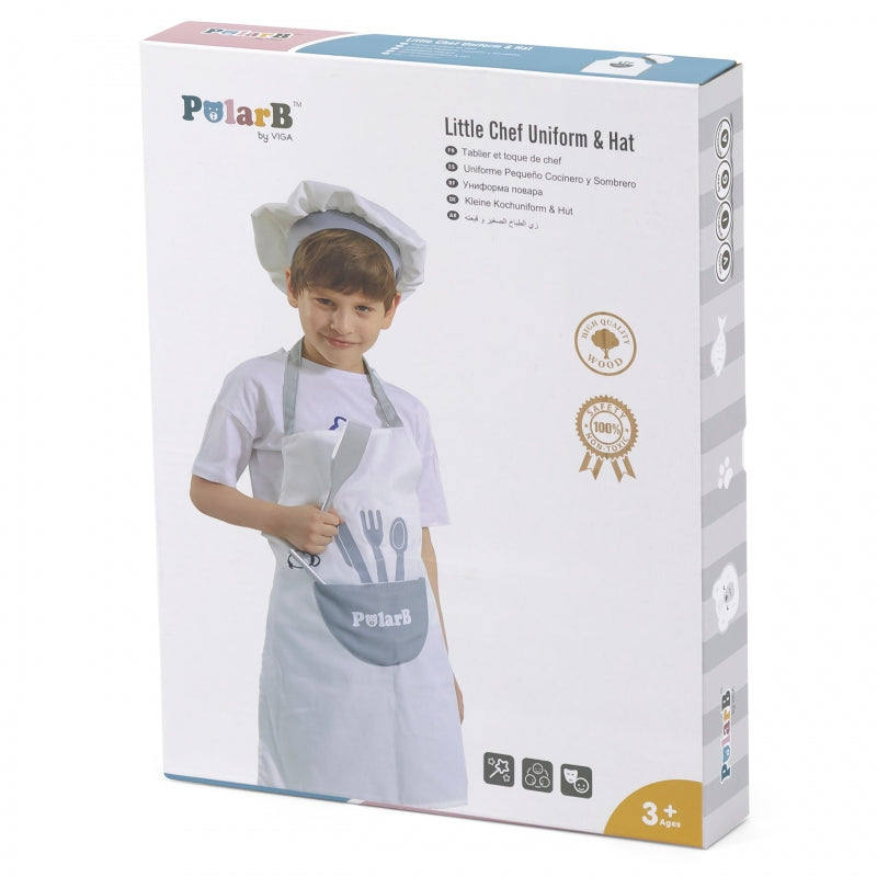 Pavāra priekšauts bērnam, balts