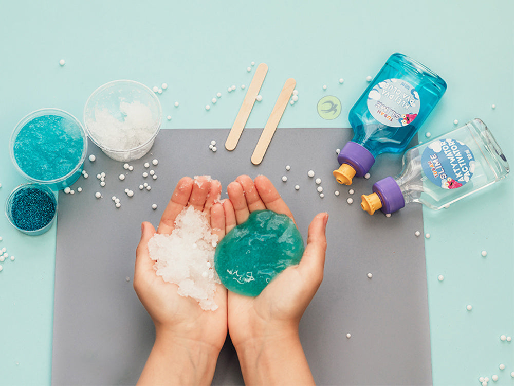 Slime veidošanas komplekts Mākonīts
