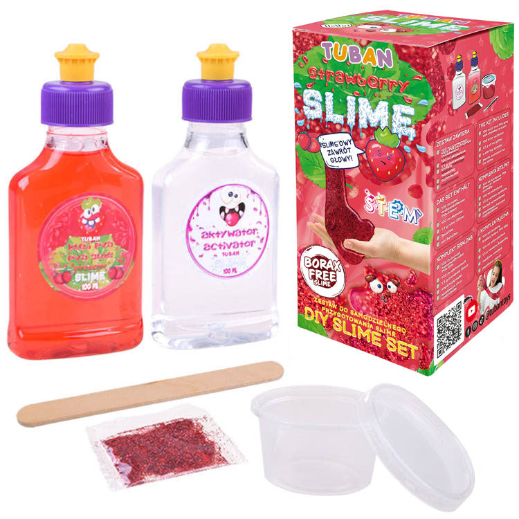 Slime veidošanas komplekts Zemene