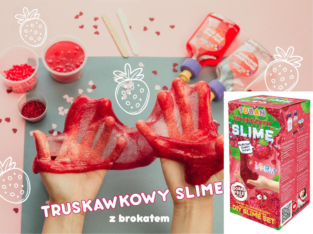 Slime veidošanas komplekts Zemene