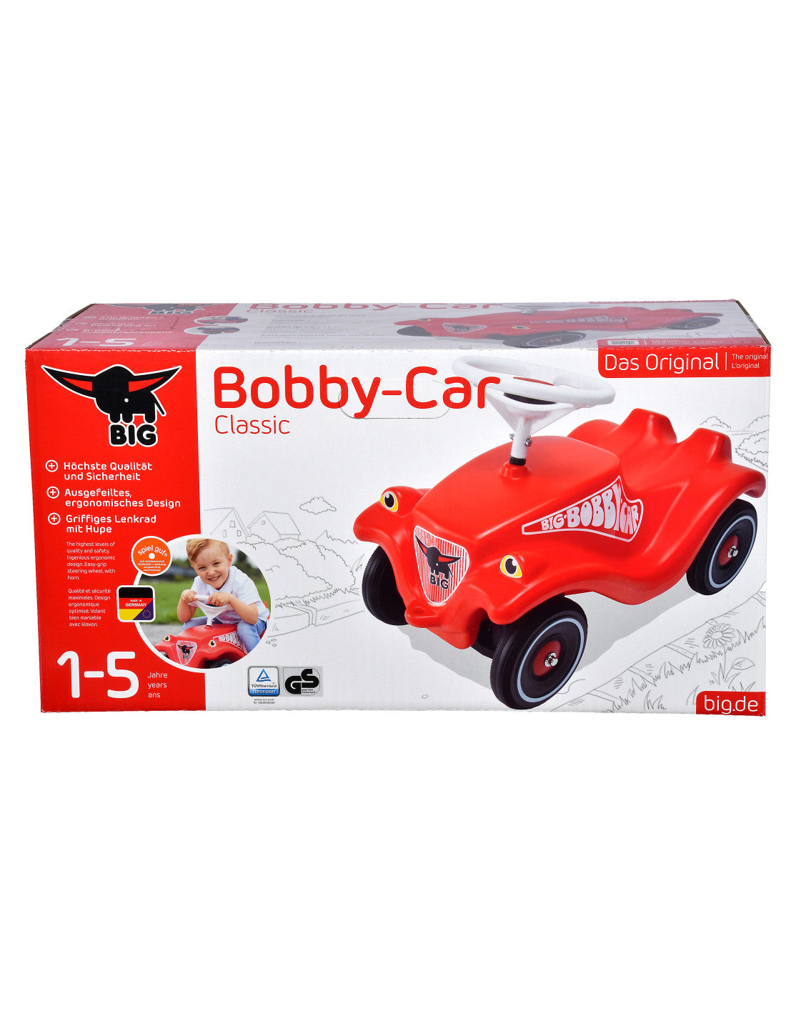 Stumjamais auto BIG BOBBY CAR