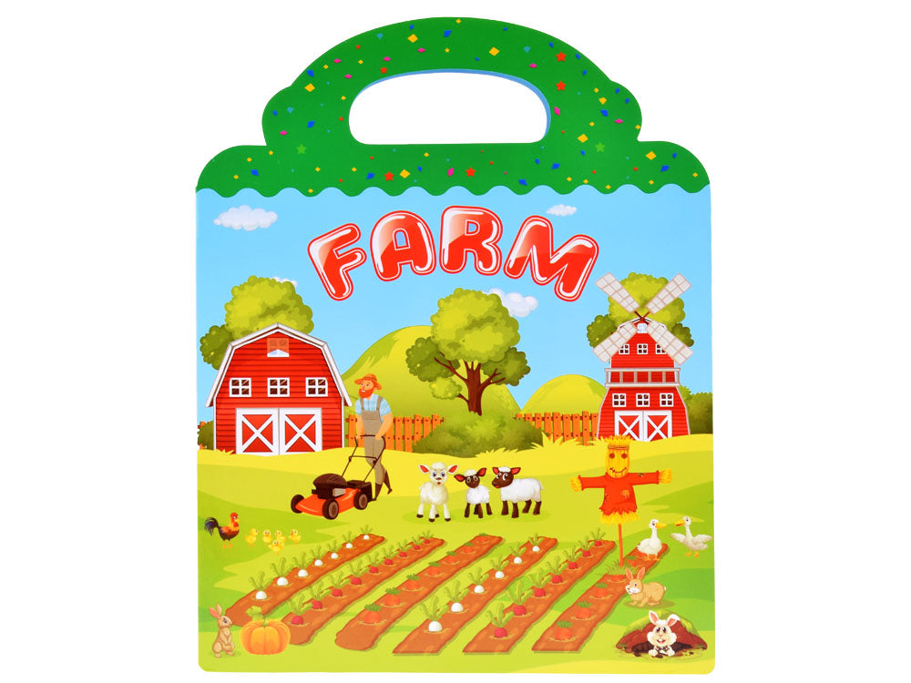 Vairākkārt izmantojamās uzlīmes Fermas tematikā