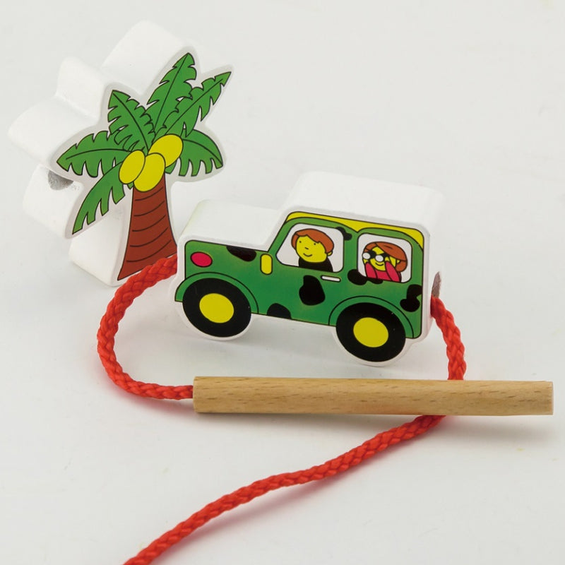 Attīstošā rotaļlieta VĒRŠANAI ar ZOO dzīvnieku figūrām