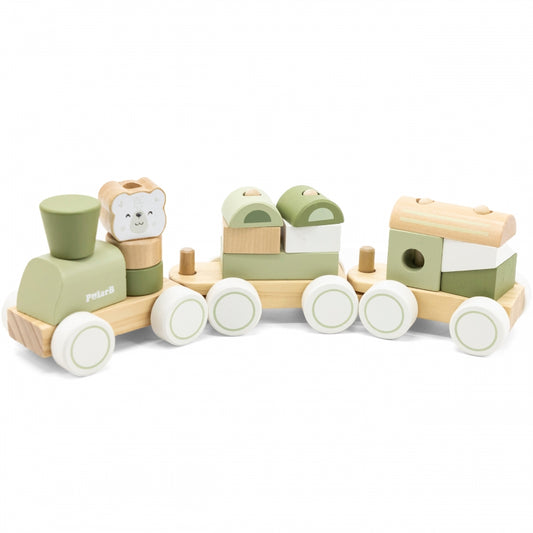 Koka vilciens Zaļš