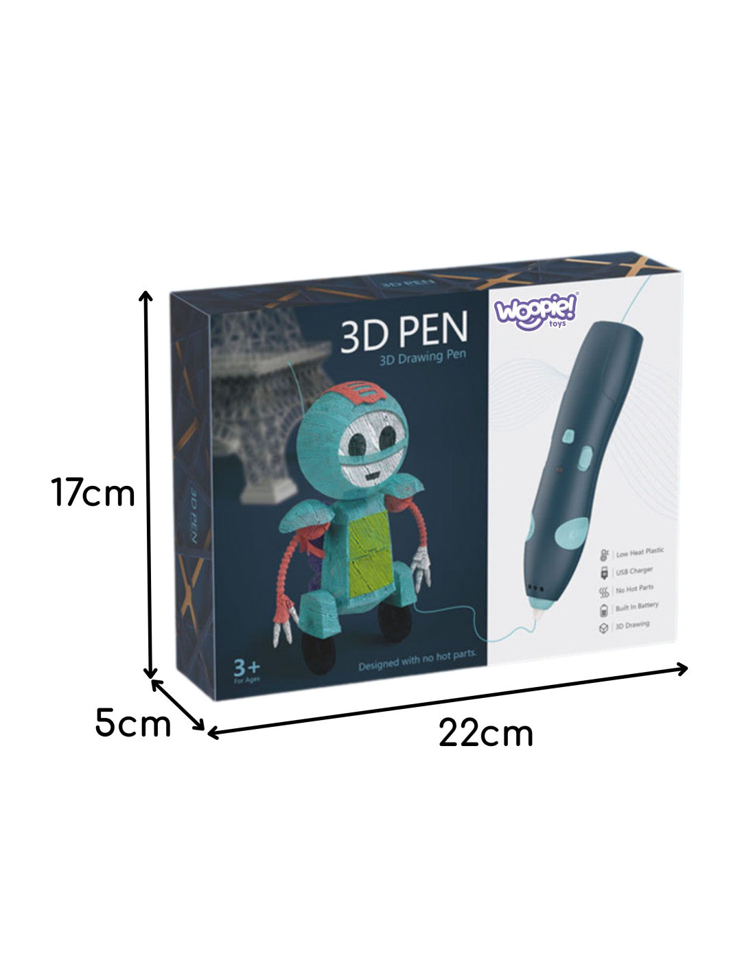 3D bezvadu pildspalva
