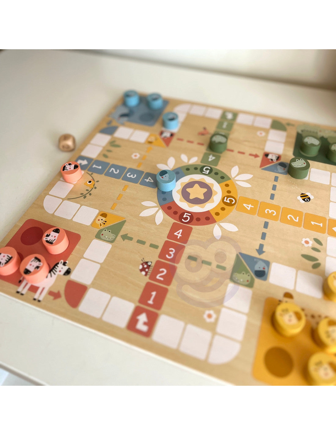 2in1 Koka Galda spēle - Cirks un Riču raču