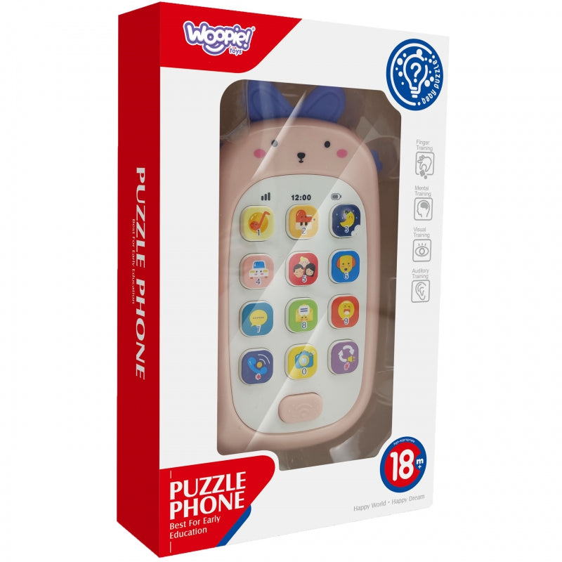 Rotaļlieta interaktīvais telefons, rozā