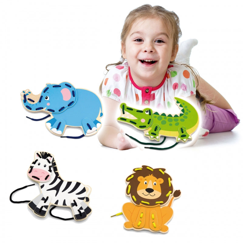 Attīstoša rotaļlieta ŠŅORĒŠANAI  ar savvaļas dzīvniekiem