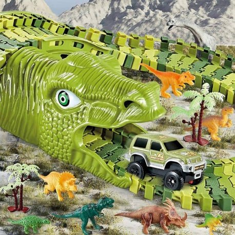 Automašīnu trase dinozauri