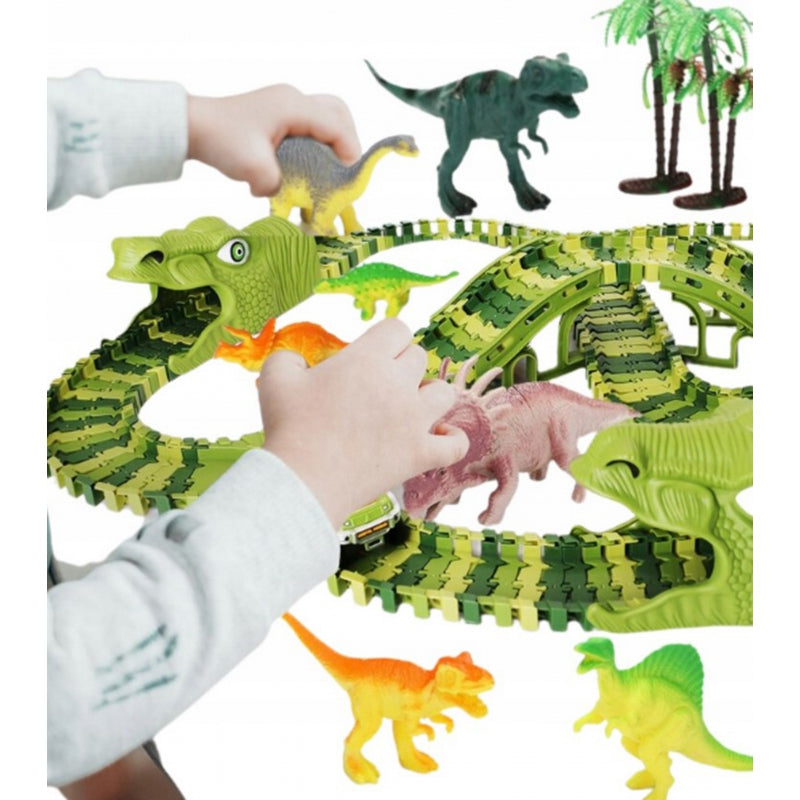 Automašīnu trase dinozauri