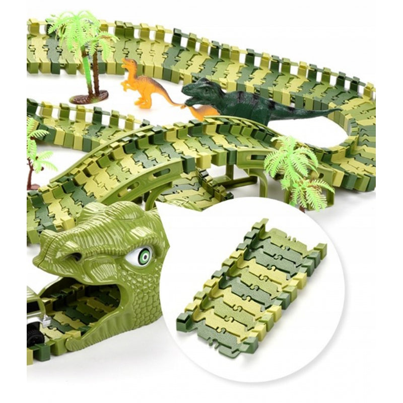 Automašīnu trase dinozauri