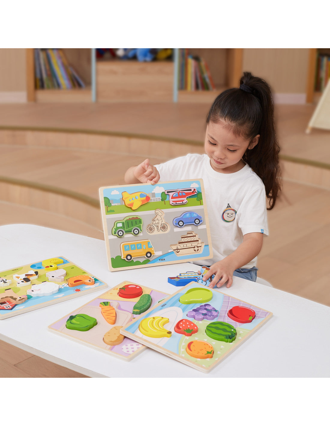 Dārzeņu koka puzle