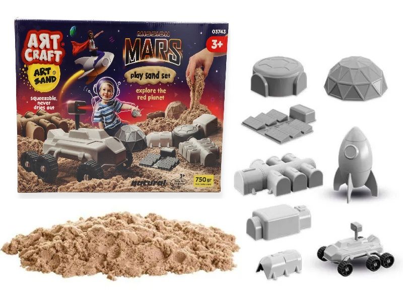 Kinētisko smilšu komplekts - MARS