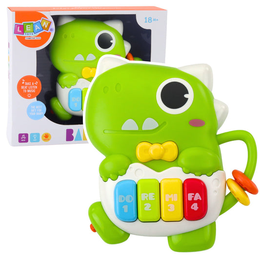 Muzikālās mini klavieres mazulim, dinozaurs