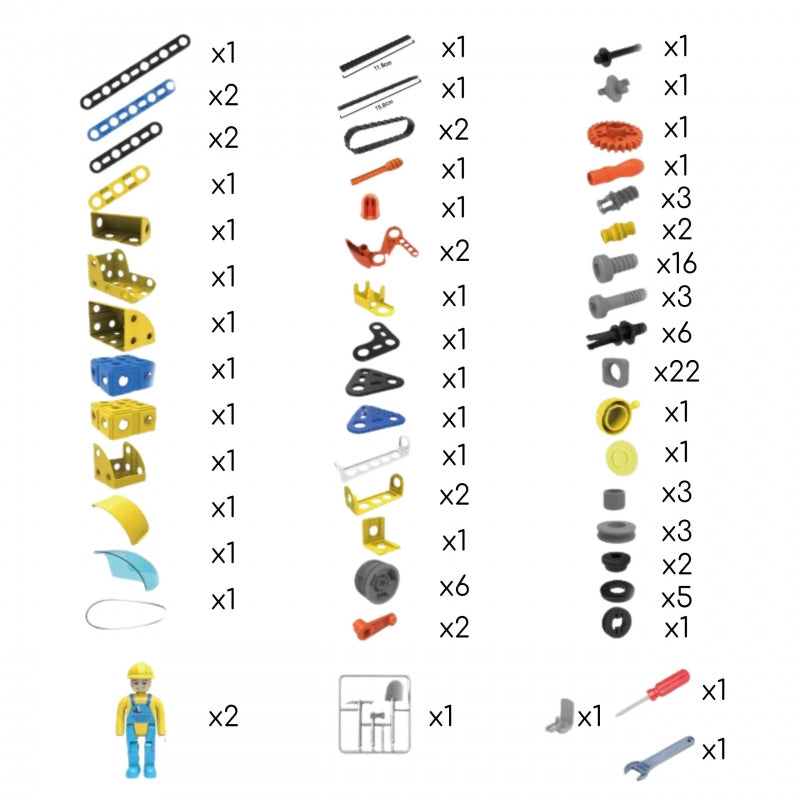 Konstruktors STEM, celtniecības transportlīdzekļi