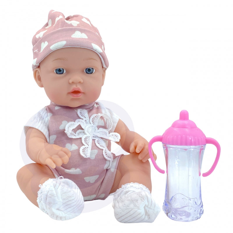 Lelle bēbis 36cm ar pudelīti