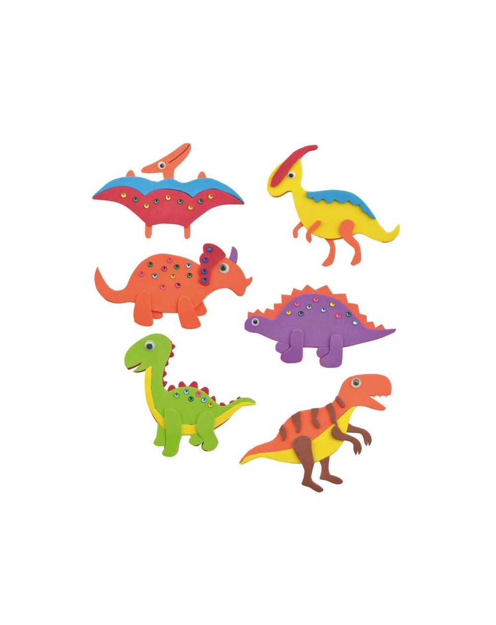 Magnētisko Dinozauru veidošana, radošais komplekts