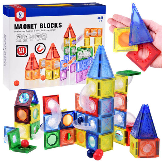 Magnētu bloki 123 elementi