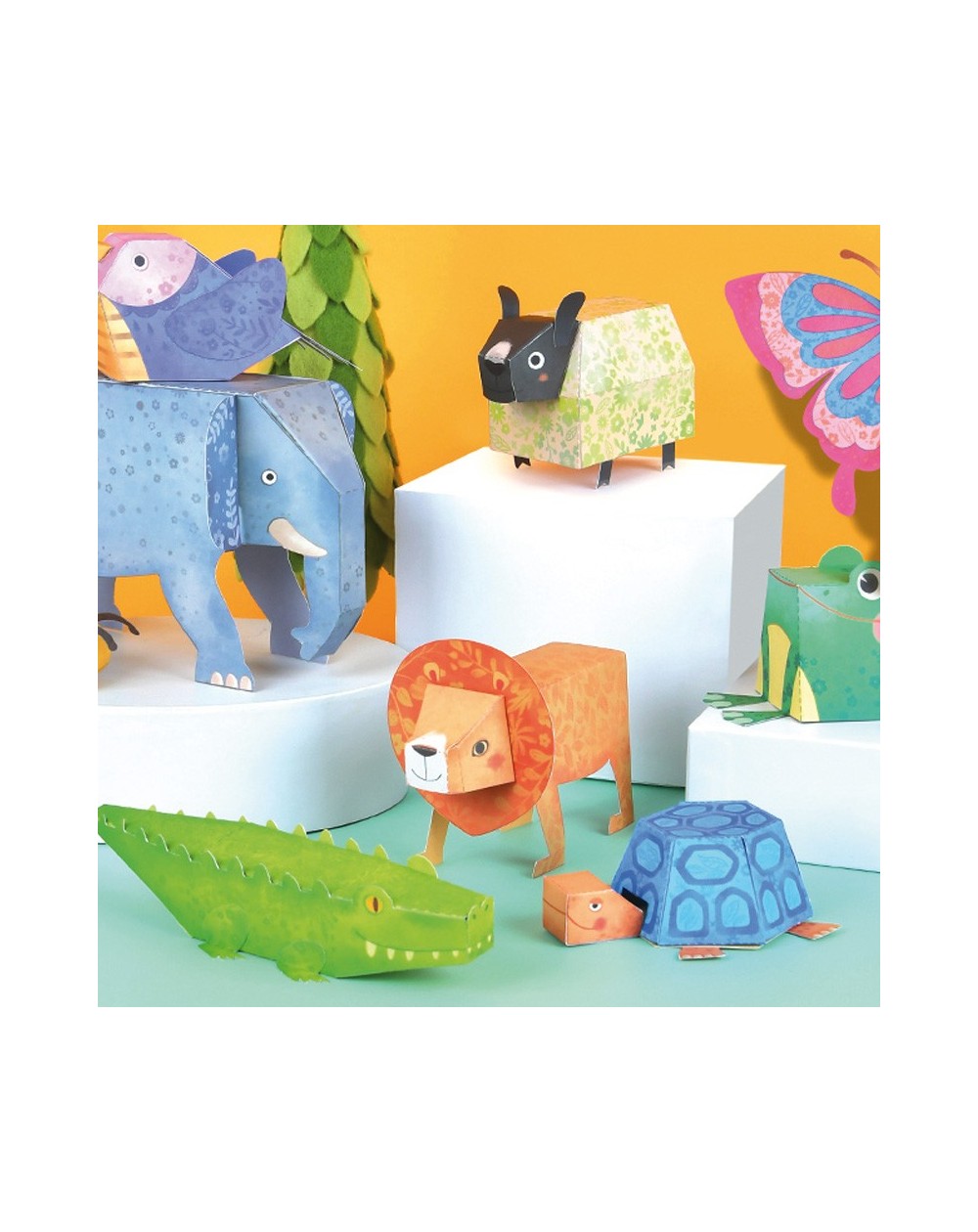 Origami komplekts dzīvnieku tematikā