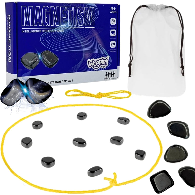 “Pievilksies vai Nē?”  Magnētisko Akmeņu Spēle