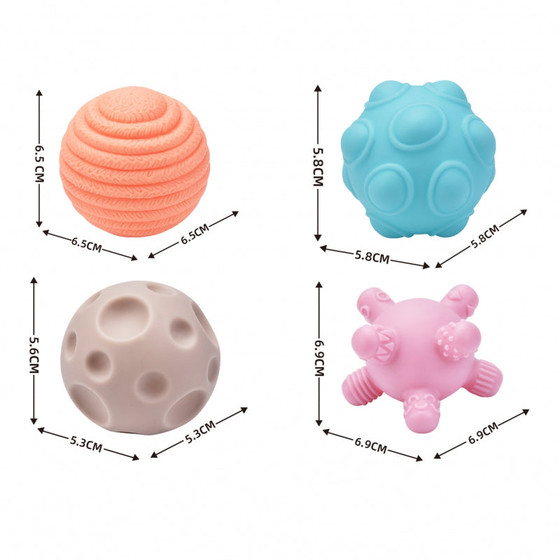 Sensorais kubs ar bumbām