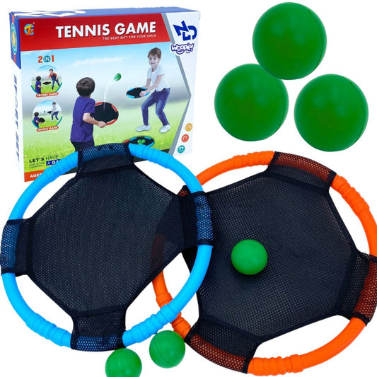 2in1 tenisa frisbija spēle