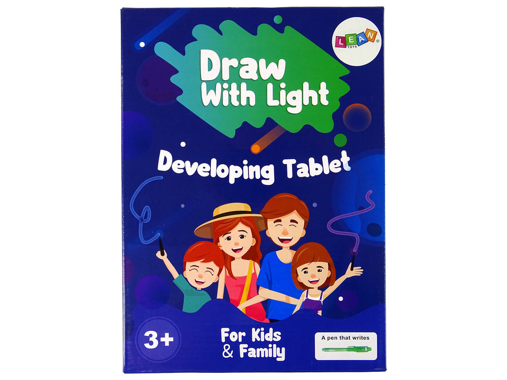 Tumsā spīdoša zīmēšanas tāfele