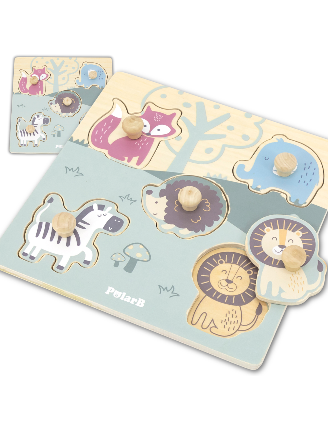 Puzle ar tapām - dzīvnieki