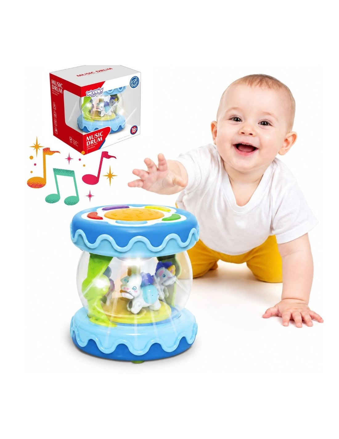 Muzikālā 3in1 rotaļlieta , zils