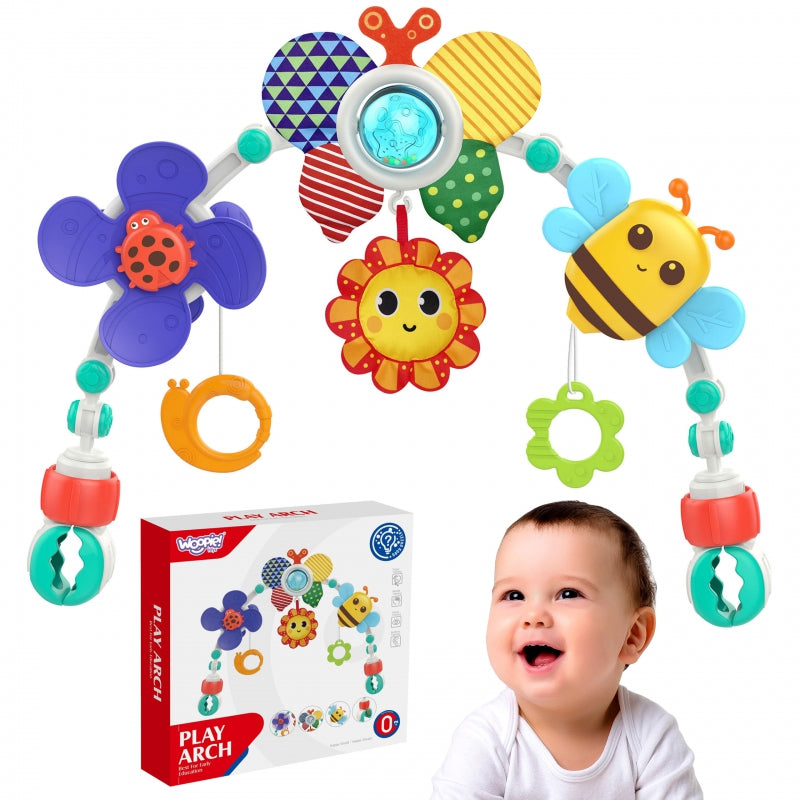 Grabuļu komplekts piestiprināms gultiņai, ratiem un autokrēslam