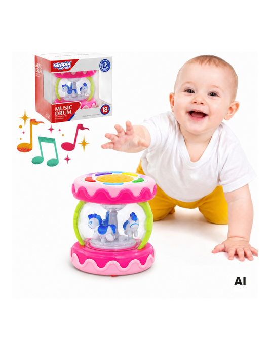 Muzikālā 3in1 rotaļlieta ,rozā