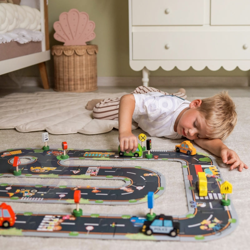 Lielā transportu grīdas puzle