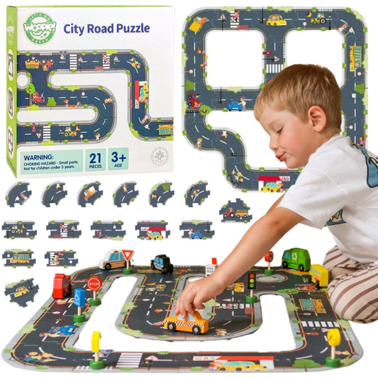 Lielā transportu grīdas puzle