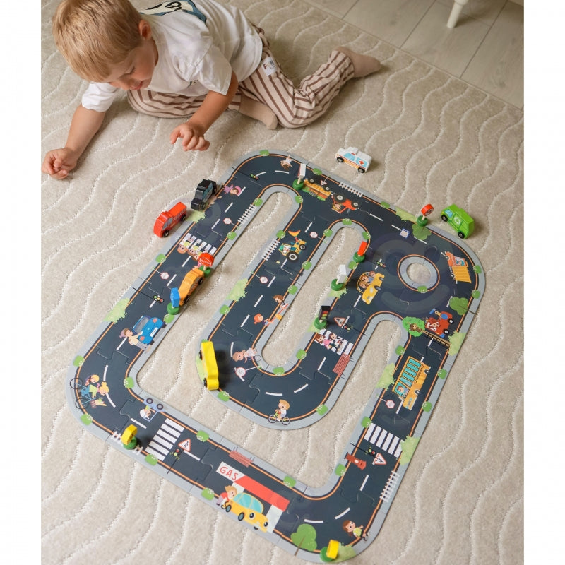 Lielā transportu grīdas puzle