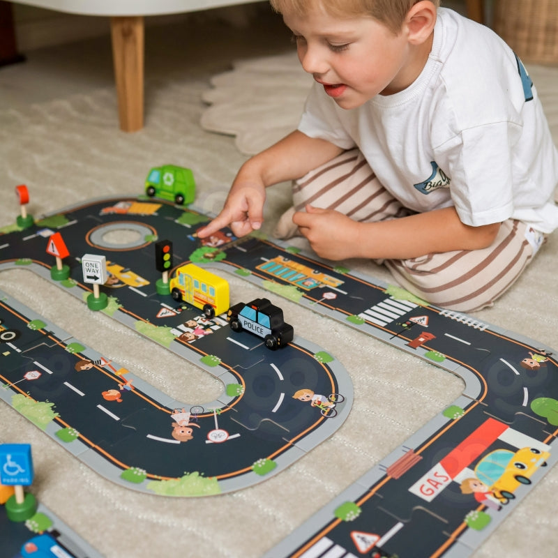 Lielā transportu grīdas puzle