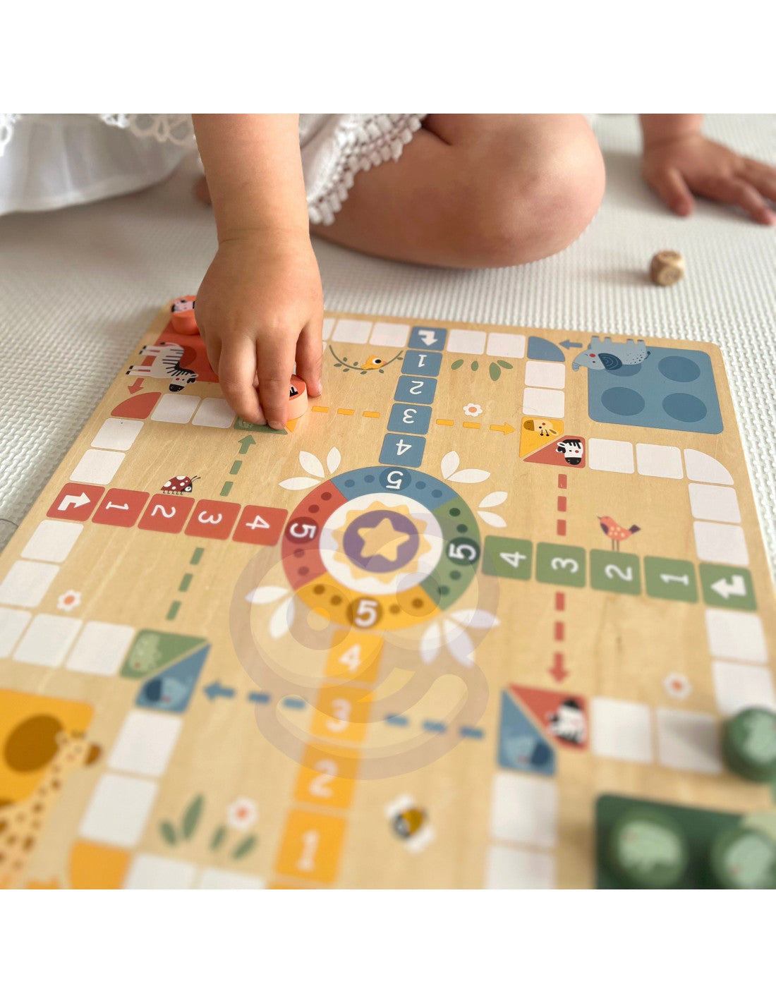 2in1 Koka Galda spēle -  Cirks un Riču raču