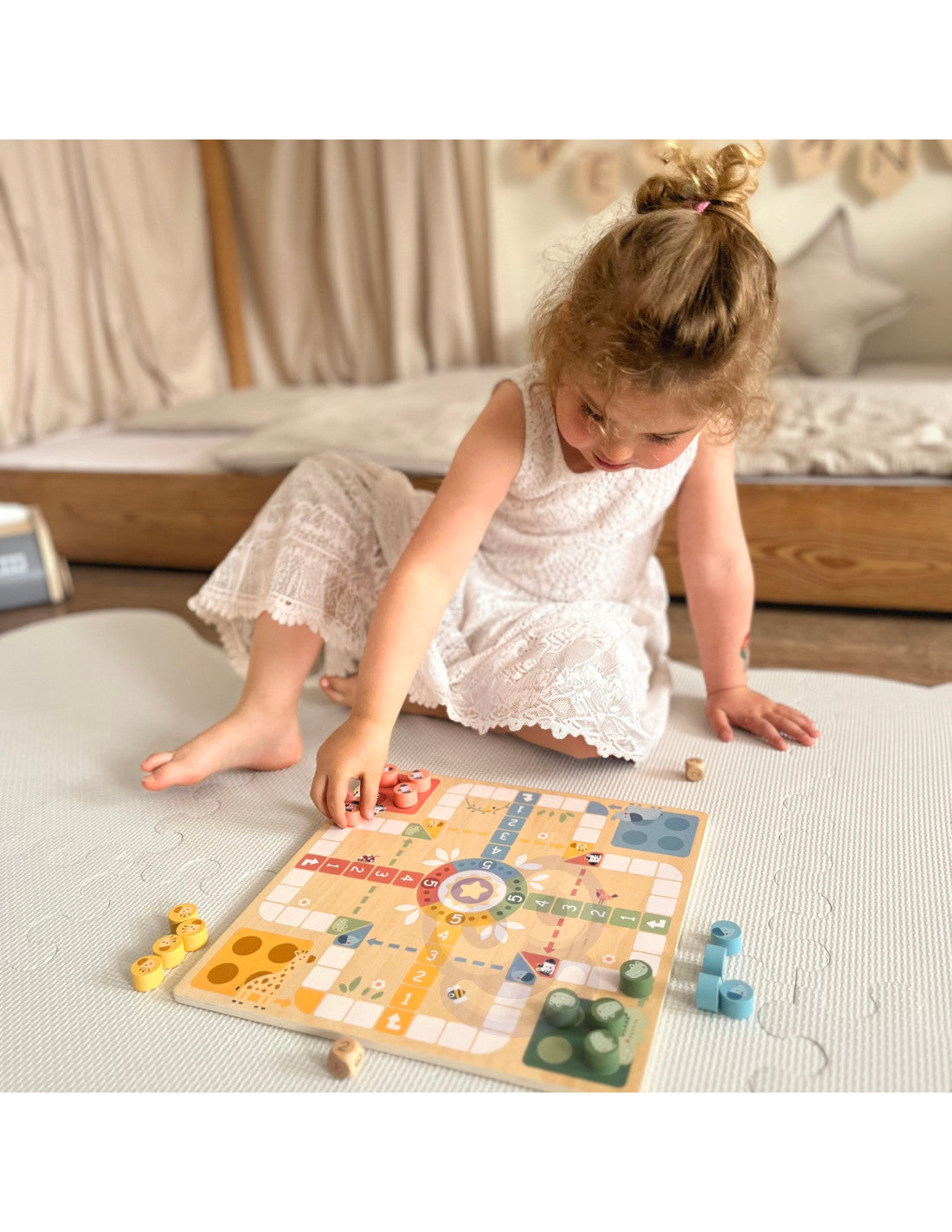 2in1 Koka Galda spēle -  Cirks un Riču raču