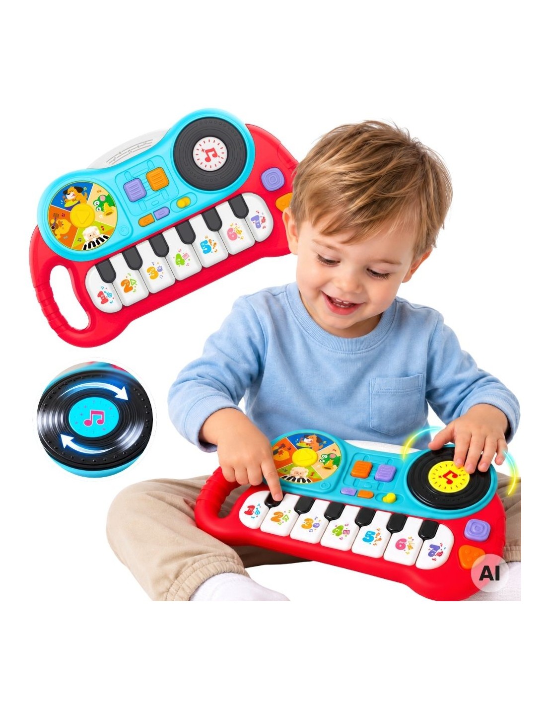 Mazais DJ, Interaktīvas mazās klavieres bērnam