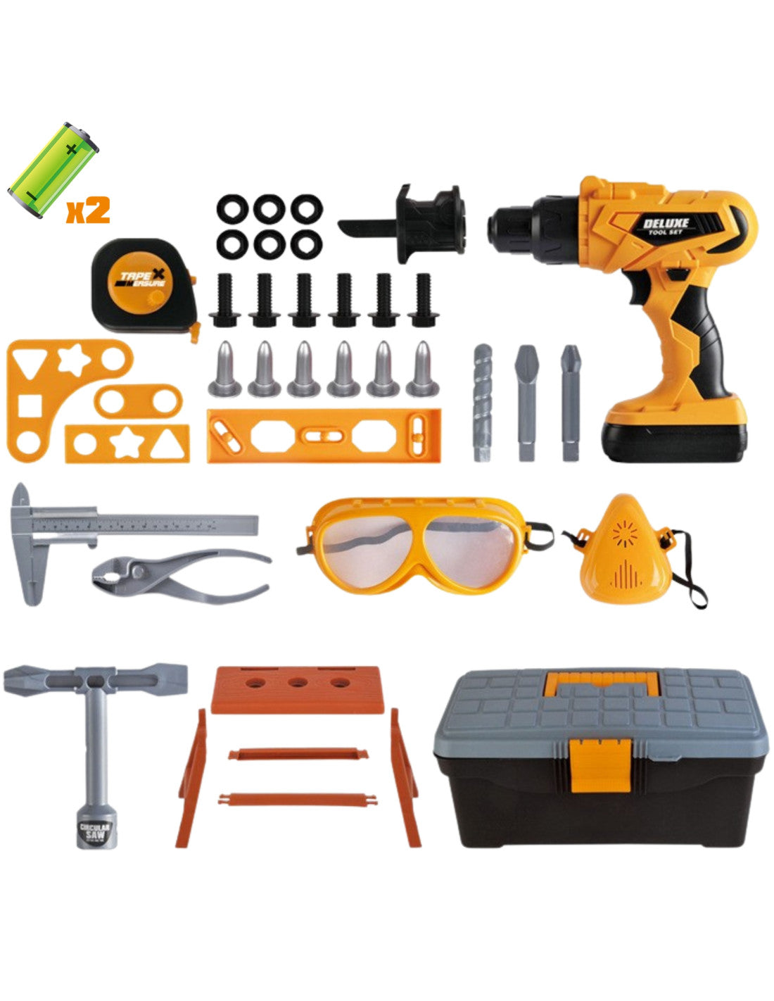 Darbarīku komplekts ar kasti