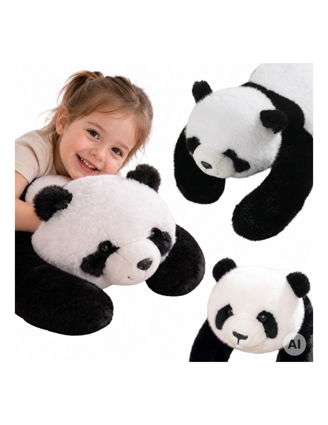 Sensora smaguma rotaļlieta, Panda, 1,5 kg