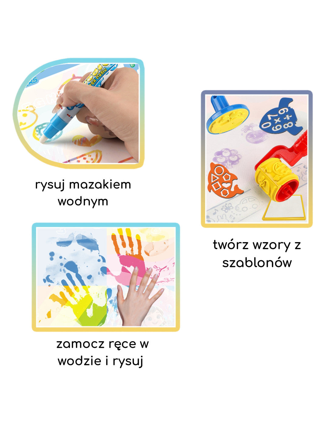 Ar ūdeni krāsojams paklājs transportu tematikā