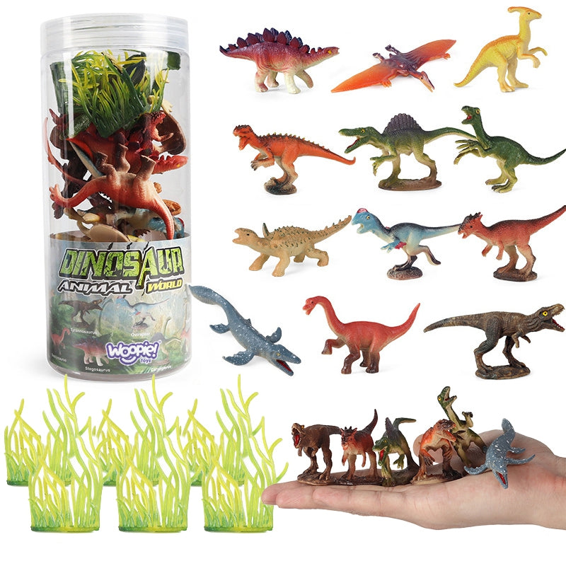 Dinozauru figūru komplekts ar 18 elementiem